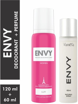 ENVY Luv Deo and Women Perfume 60 ml(2 Items in the set)