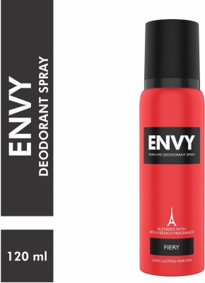 ENVY FIERY Deodorant Spray  -  For Men(120 ml)