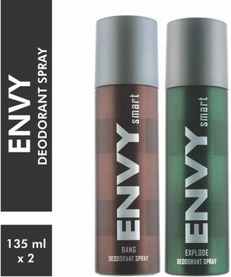 ENVY Smart Bang & Burst Deo Combo Deodorant Spray  -  For Men