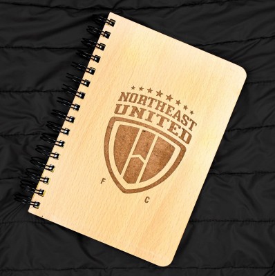 FanZilla North East United A5 Notebook Ruled 160 Pages(Brown)