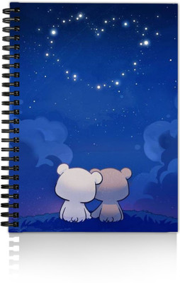 DI-KRAFT Handvrafted A5 Diary Unruled 160 Pages(Blue)