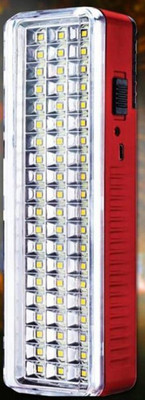 iDOLESHOP High Quality 60 High-Bright LED Light with DC & Android Charging Support Rechargeable Emergency Light 7 hrs Lantern Emergency Light(Red)