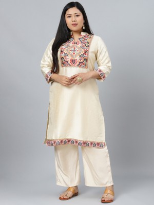 curveZI by Ziyaa Women Kurta Palazzo Set