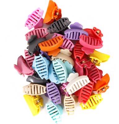 navjai 36pc Small Hair Mini Claw Clips for Ladies Strong Jaw Clip Nonslip Clamps Hair Claw(Multicolor)
