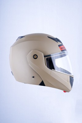 HEADFOX cx BLUETOOTH N1 Car Racing Helmet(Beige)