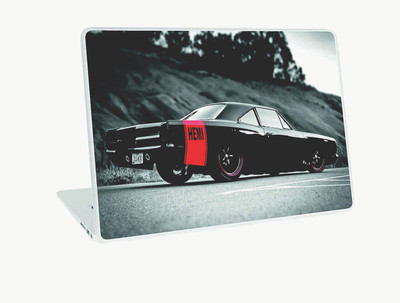 Galaxsia Car D1 Laptop Skin vinyl Laptop Skin Compatible for 15.6 inch(Theme: Illustrations)