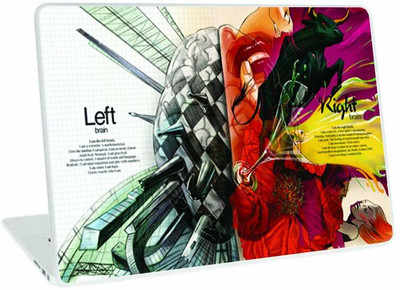 Galaxsia Brain D1 Laptop Skin vinyl Laptop Skin Compatible for 15.6 inch(Theme: Illustrations)