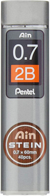 PENTEL Mechanical Pencil Lead, Ain Stein, 0.7mm, 2B (C277-2B) Lead Pointer(For Lead Size 0.7 mm)