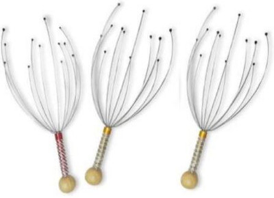SBTs 34WSTR Hand Held Scalp Head Massager, Set of 3 Bokoma Hand Held Scalp Head Massager, Set of 3 Massager Multicolor Massager(Multicolor)