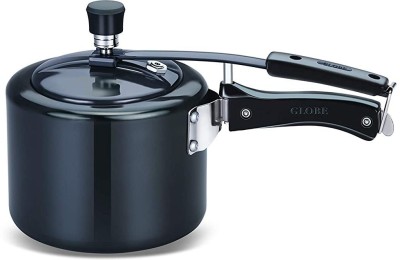 globe 3 L Inner Lid Induction Bottom Pressure Cooker(Aluminium, Hard Anodized)