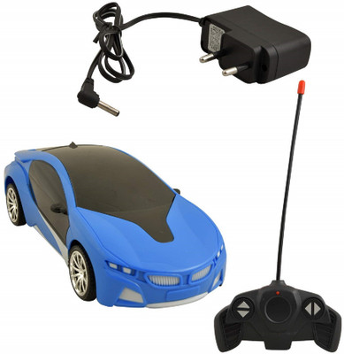 AS TRADERS Wireless Remote Control High Speed 3D Famous Car with Light_Car 66(Blue, Black)