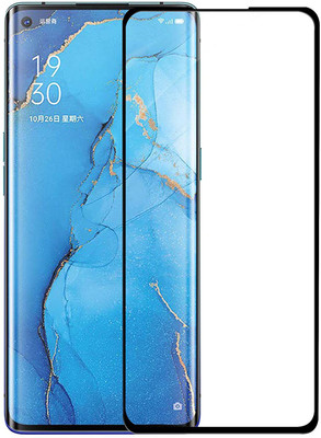 TINGTONG Edge To Edge Tempered Glass for OnePlus Nord, Oppo Reno3 Pro(Pack of 1)