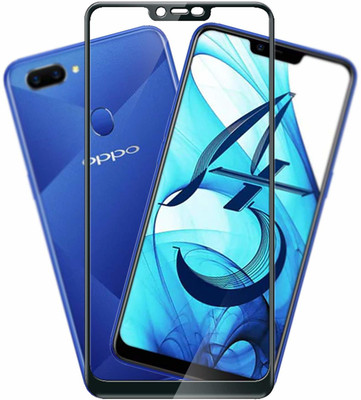 TINGTONG Edge To Edge Tempered Glass for Oppo A5(Pack of 1)