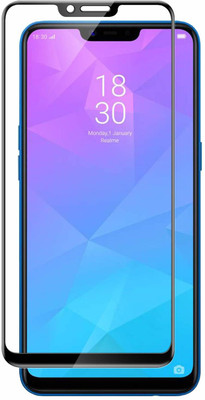 Slugabed Edge To Edge Tempered Glass for Realme 2(Pack of 1)