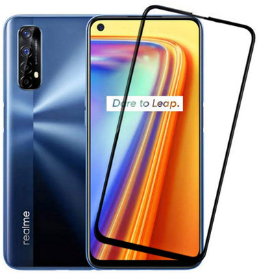 TINGTONG Edge To Edge Tempered Glass for Realme 7(Pack of 1)