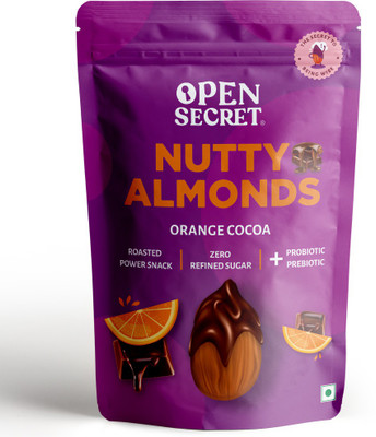 OPEN SECRET Nutty Almonds- Orange Cocoa, Zero refined sugar, Prebiotic...
