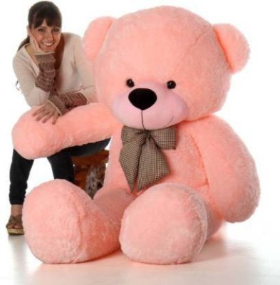 AK TOYS King Size stuffed toys 4 feet pink teddy bear / high quality / love teddy For girls valentine & Anniversary gift / cute and soft teddy bear  - 120 cm(Pink)