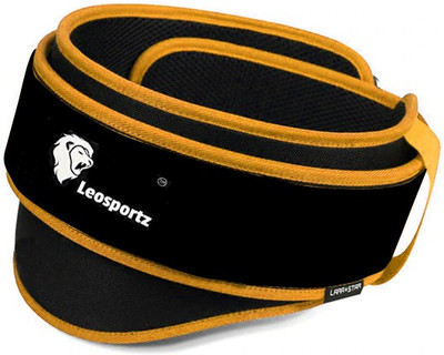 Leosportz Weight Lifting Belt Back / Lumbar Support(Black)