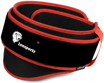 Leosportz Weight Lifting Belt Back / Lumbar Support(Black)