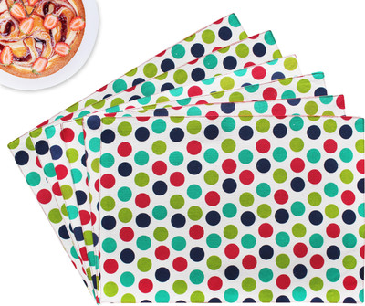 Flipkart SmartBuy Rectangular Pack of 6 Table Placemat(Multicolor, Cotton)