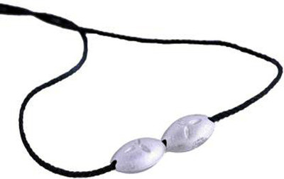 NUSHUB 2 QTY Tlismi Sutra Magic Moti for Teething Babies Teether Teether(BLICK, Silver)