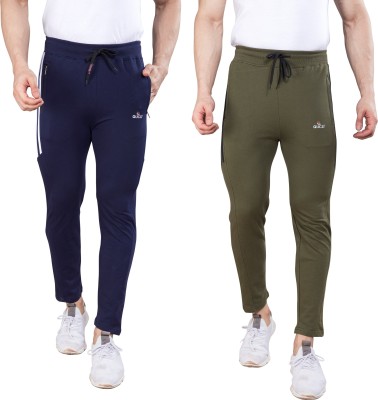 Quco Solid, Striped Men Multicolor Track Pants