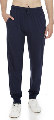 Barry and Clark Solid Men Dark Blue Track Pants