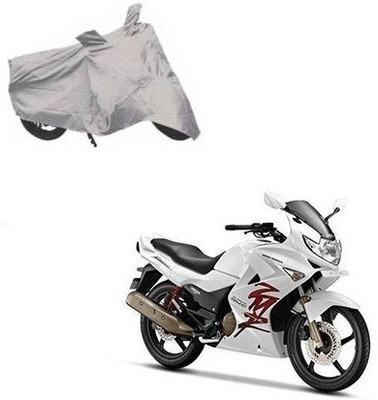 Balaji Traders Waterproof Two Wheeler Cover for Hero(Karizma, Silver)