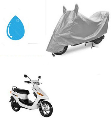 Atulit enterprises Waterproof Two Wheeler Cover for Indus(Yo Electron, Silver)