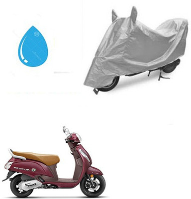 SRENTERPRISES Two Wheeler Cover for Suzuki(Access SE, Silver)