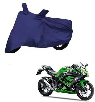 Balaji Traders Waterproof Two Wheeler Cover for Kawasaki(Ninja 250, Blue)