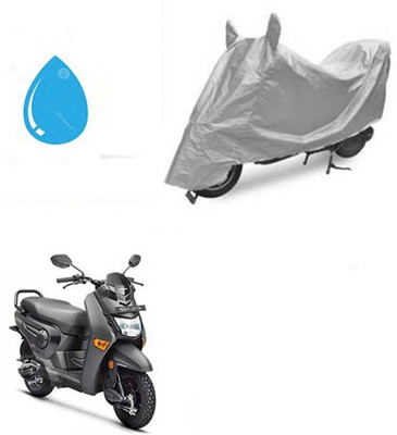 SRENTERPRISES Two Wheeler Cover for Honda(Cliq, Silver)