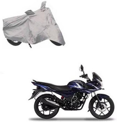 Balaji Traders Waterproof Two Wheeler Cover for Bajaj(Discover 150 f, Silver)