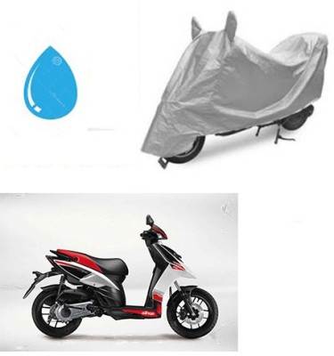 SRENTERPRISES Two Wheeler Cover for Aprilia(SR 125, Silver)