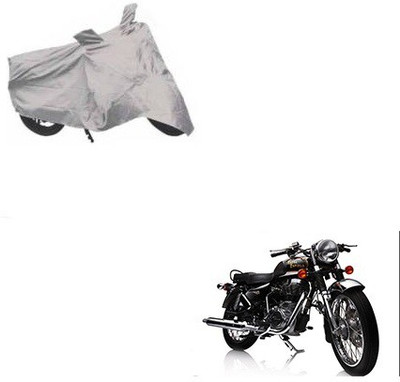 Balaji Traders Waterproof Two Wheeler Cover for Royal Enfield(Continental GT, Silver)