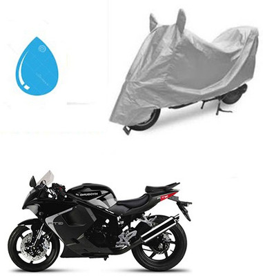 HYBRIDS COLLECTION Waterproof Two Wheeler Cover for Hyosung(GT250R, Silver)