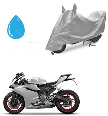 Atulit enterprises Waterproof Two Wheeler Cover for Ducati(899 Panigale, Silver)