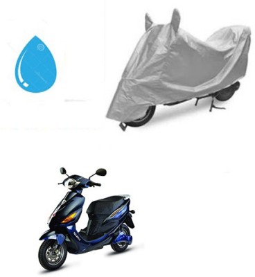 Atulit enterprises Waterproof Two Wheeler Cover for Hero(Electric Cruz, Silver)