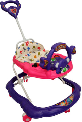 PANDA Musical 3-in-1 Walker With Parent Rod(Purple)