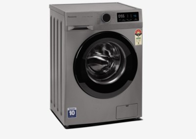 Panasonic 7 kg Fully Automatic Front Load with In-built Heater Silver(NA-127MB3L01)   Washing Machine  (Panasonic)