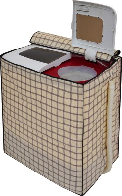 Glassiano Semi-Automatic Washing Machine  Cover(Width: 88.9 cm, Beige::Brown)