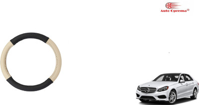 Auto Oprema Steering Cover For Mercedes Benz E350(Black, Beige, Leather)