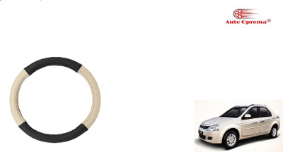 Auto Oprema Steering Cover For Mahindra Verito Vibe(Black, Beige, Leather)