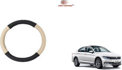 Auto Oprema Steering Cover For Audi A7(Black, Beige, Leather)