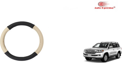 Auto Oprema Steering Cover For Toyota Land Cruiser(Black, Beige, Leather)