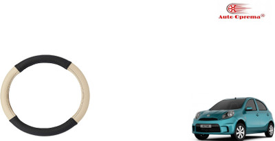 Auto Oprema Steering Cover For Nissan Micra Active(Black, Beige, Leather)