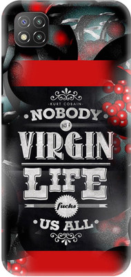 NDCOM Back Cover for POCO C3 Virgin Life Printed(Multicolor, Hard Case, Pack of: 1)
