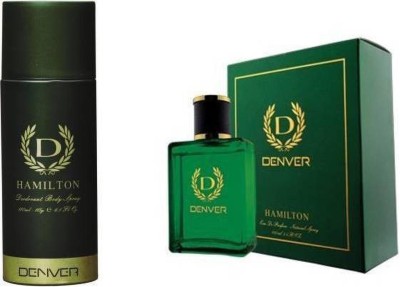 DENVER Hamilton Deodorant & Perfume Spray Combo Set(Set of 2)