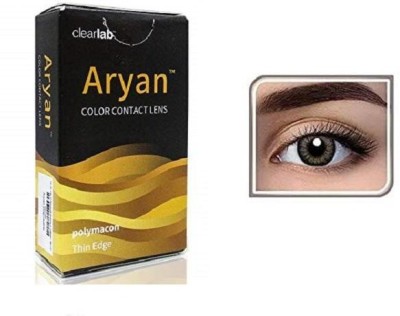 ARYAN Quaterly Disposable(-0.75, Colored Contact Lenses, Pack of 2)