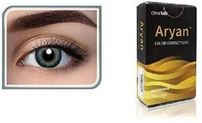ARYAN Quaterly Disposable(0, Colored Contact Lenses, Pack of 2)